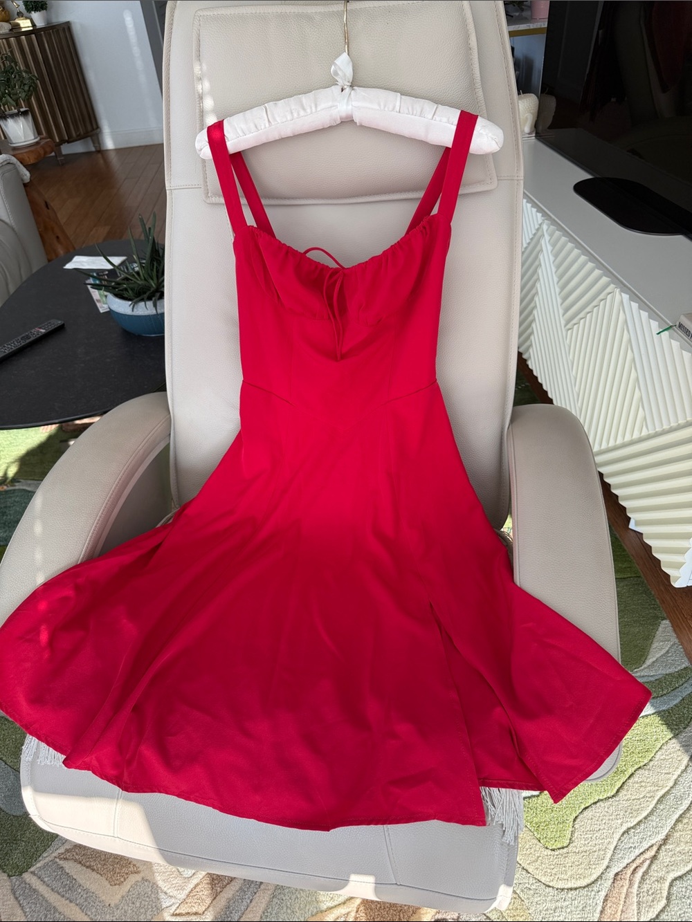 🌹Viral•Waist•Snatcher Dress with Sweetheart Neckline in Red